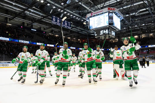 Rögles spelare jublar