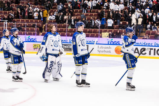 Leksands spelarna deppar