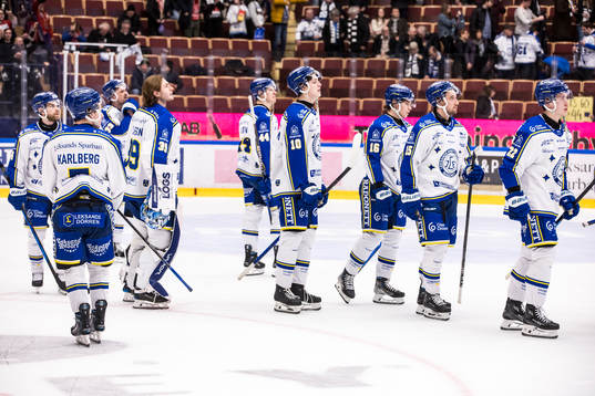 Leksands spelarna deppar