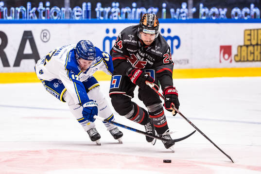 Leksands Kalle Östman och Örebros Hannes Björninen