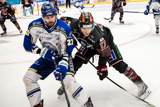 Leksands Marek Hrivik och Örebros William Wikman