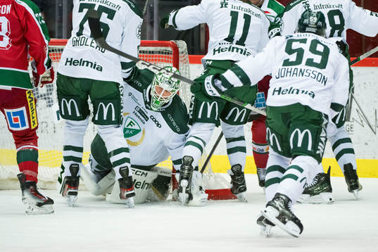 Färjestads målvakt Maxime Lagacé
