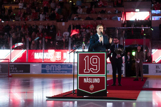 Markus Näslund hyllas