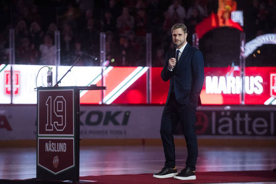 Markus Näslund hyllas