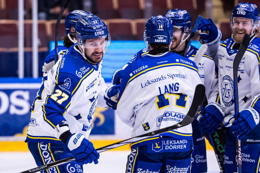 Leksands Marek Hrivik jublar