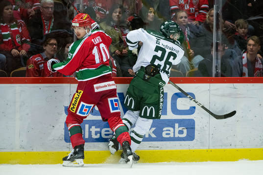 MoDos Sampo Ranta och Färjestads Joel Nyström