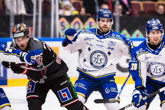 Örebros Glenn Gustafsson och Leksands Oskar Lang