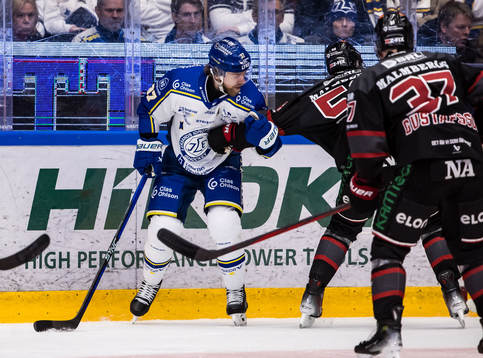 Leksands Anton Lindholm och Örebros Robin Norell