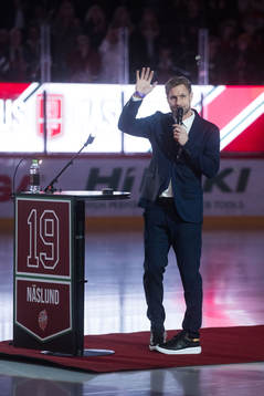 Markus Näslund hyllas