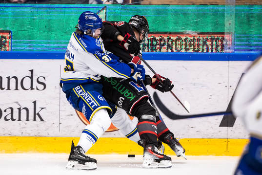 Leksands Anton Lindholm och Örebros Oliver Eklind