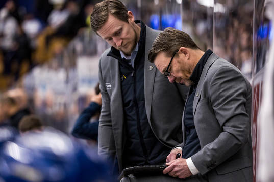 Leksands tränare Charles Berglund