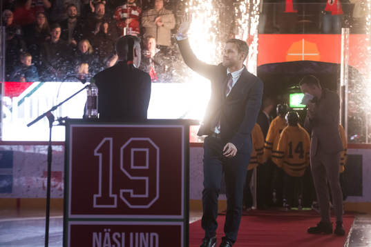 Markus Näslund hyllas
