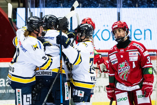 HV71s Aoife Leacy jublar