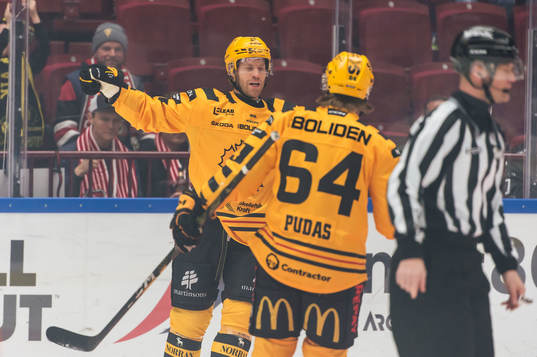 Skellefteås Oscar Lindberg jublar