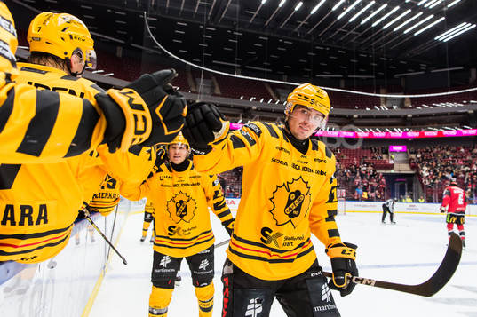Skellefteås Max Lindholm jublar