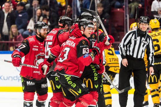 Malmö Redhawks Fredrik Händemark jublar
