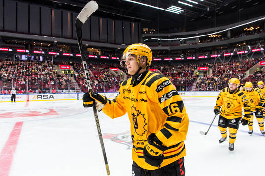 Skellefteås Linus Lindström jublar