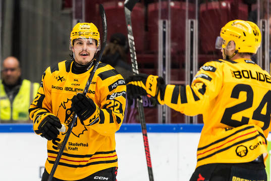 Skellefteås Jonathan Johnson jublar