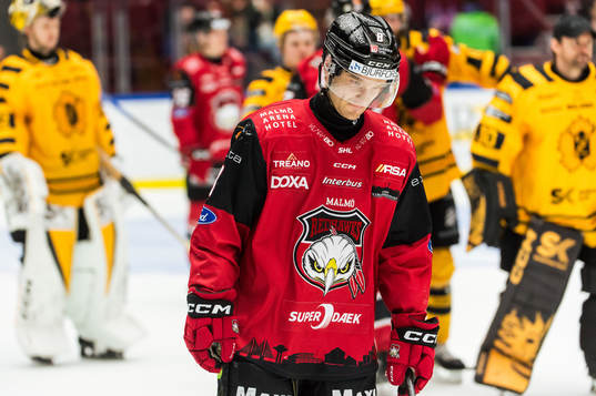Malmö Redhawks Johan Olofsson deppar