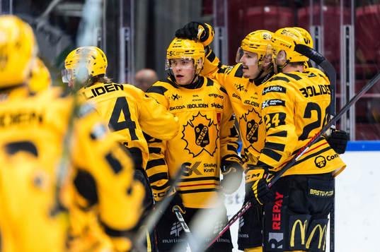 Skellefteås Jonathan Johnson jublar