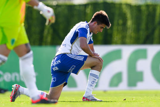 Carl Björk of IFK Norrköping looks dejected