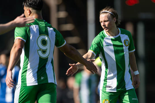 Josef Erabi and August Mikkelsen of Hammarby