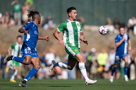 Franklin Degaulle Tebo Uchenna of Sarpsborg 08 and Josef