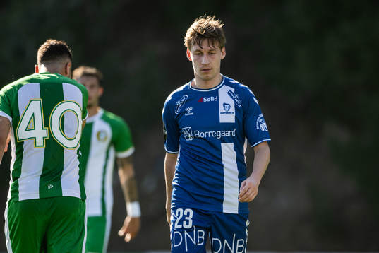 Niklas Sandberg of Sarpsborg 08 looks dejected
