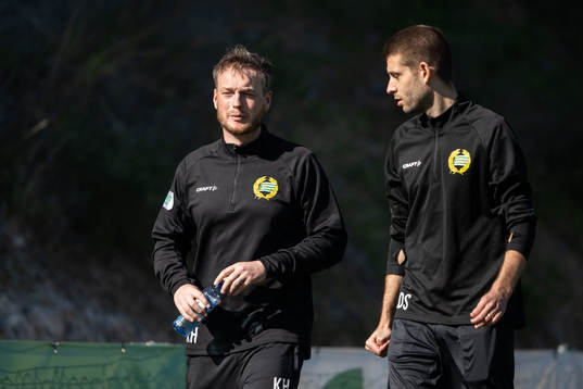 Head coach Kim Hellberg and assistant coach David Selini of