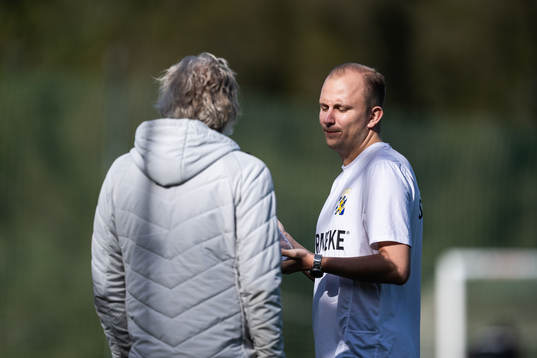 Chefsscout Stig Torbjörnsen och Sportslig assistent David