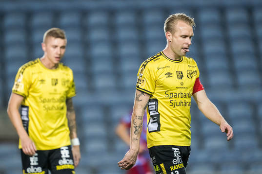 Johan Larsson of Elfsborg looks dejected