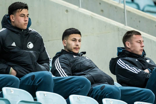 Roony Bardghji of FC Copenhagen in the stands