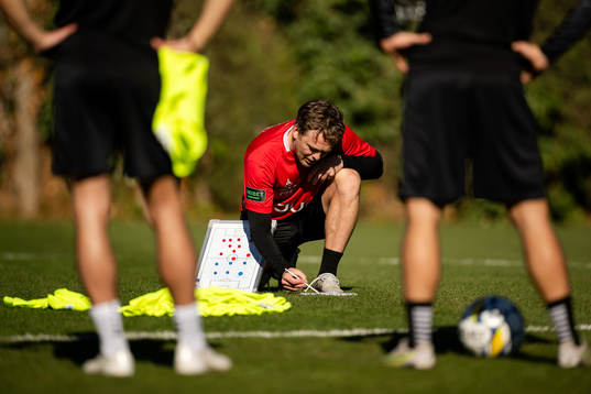 GAIS tränare Fredrik Holmberg