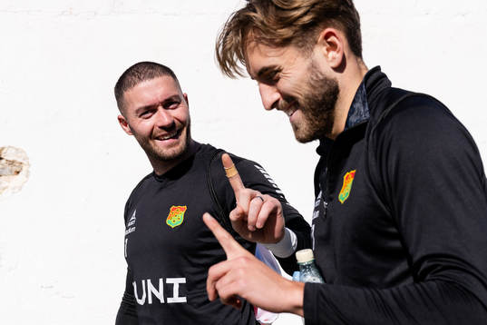 Mergim Krasniqi och Jack Cooper Love