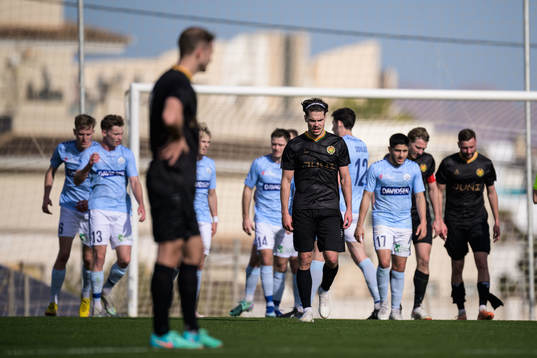 William Milovanovic of GAIS looks dejected