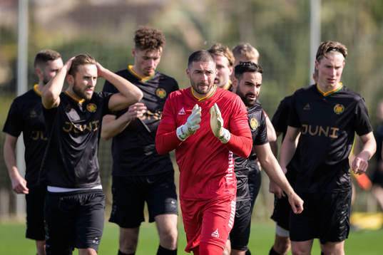 Goalkeeper Mergim Krasniqi of GAIS