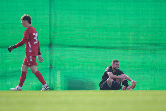 Axel Noren of GAIS looks dejected
