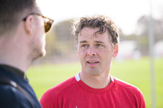Head coach Fredrik Holmberg of GAIS