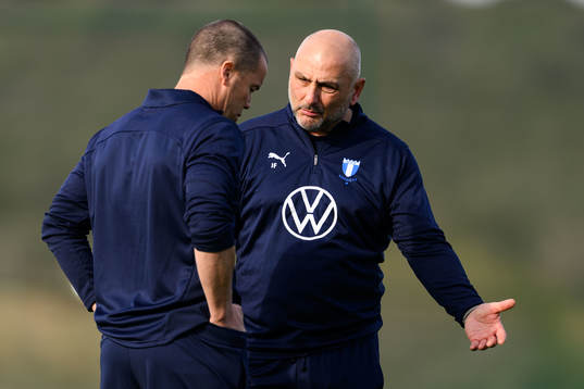 Malmö FFs sportchef Daniel Andersson och målvaktstränare