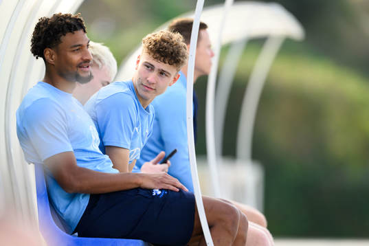 Malmö FFs Joseph Ceesay och Hugo Bolin