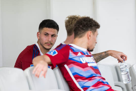 Roony Bardghji and Jordan Larsson of FC Copenhagen