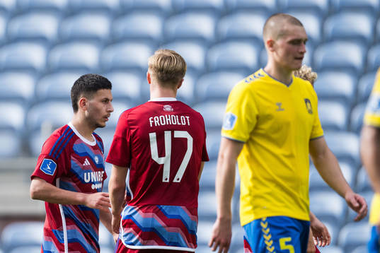 Roony Bardghji and Victor Froholdt of FC Copenhagen