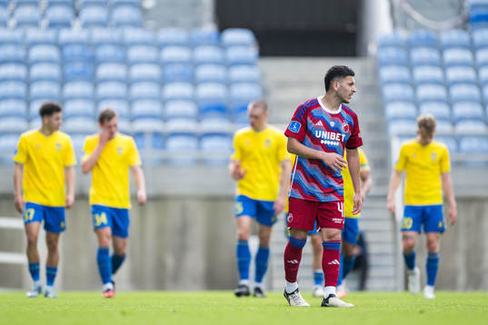 Roony Bardghji of FC Copenhagen looks dejected