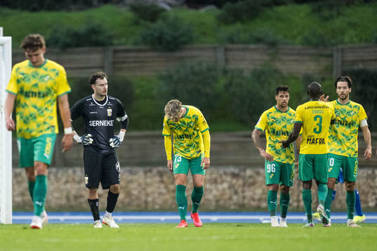 Goalkeeper Elis Bishesari of IFK Göteborg