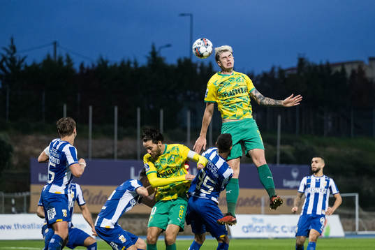 RasmusNåfors Dahlin of IFK Göteborg and Queiros of Mafra