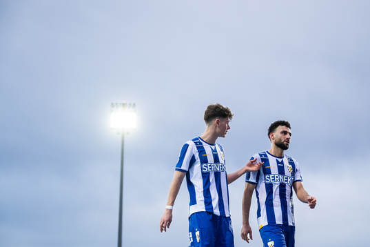 William Sandford and Mohanad Al-Jarah of IFK Göteborg