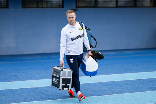 Physiotherapist Kaj Leuther of IFK Göteborg