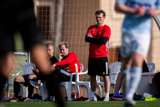Head coach Fredrik Holmberg of GAIS