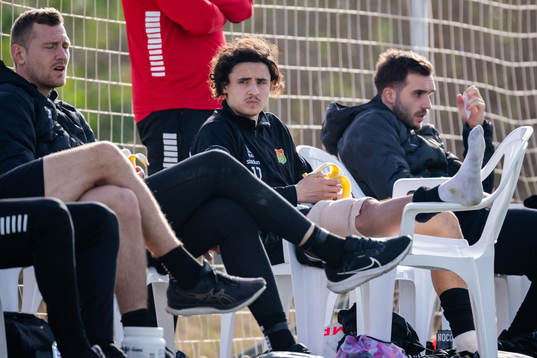 Amin Boudri of GAIS in pain