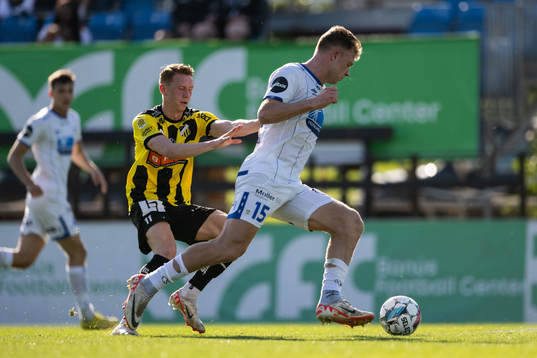 Julius Lindberg of Häcken and Ulrik Tillung Fredriksen of